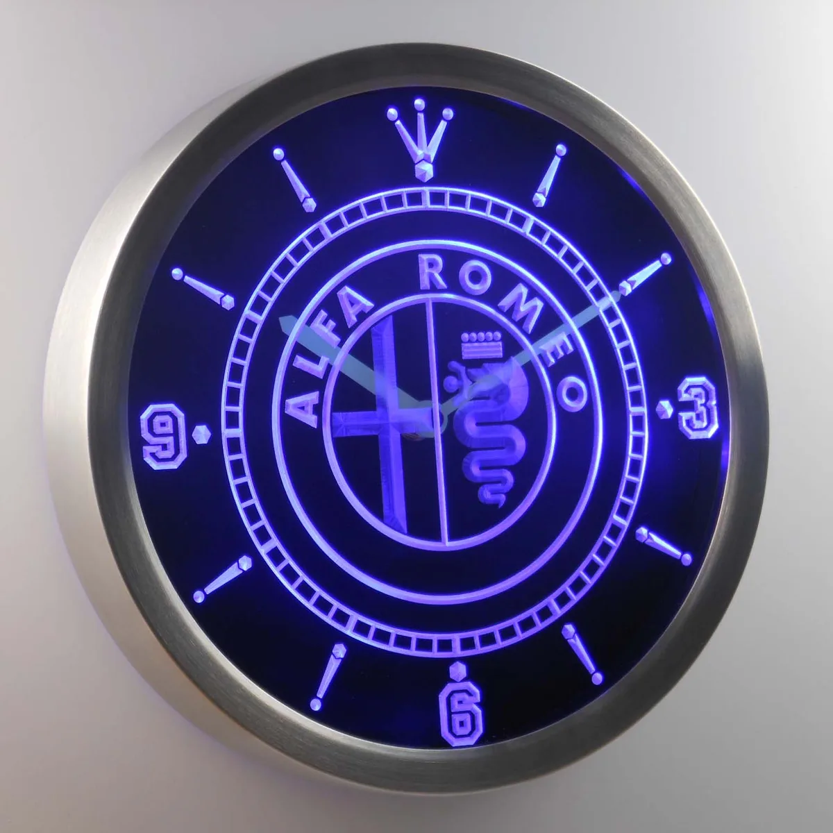 Alfa Romeo LED Neon Wall Clock
