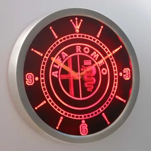Alfa Romeo LED Neon Wall Clock