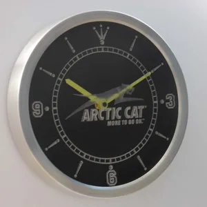 Arctic Cat LED Neon Wall Clock