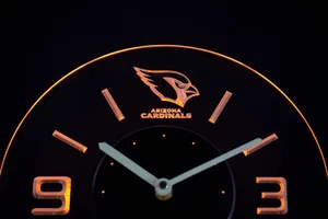 Arizona Cardinals Modern LED Neon Wall Clock