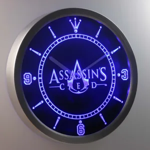 Assassins Creed LED Neon Wall Clock