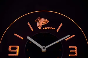 Atlanta Falcons Modern LED Neon Wall Clock