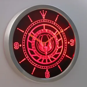 Battlestar Galactica   LED Neon Wall Clock