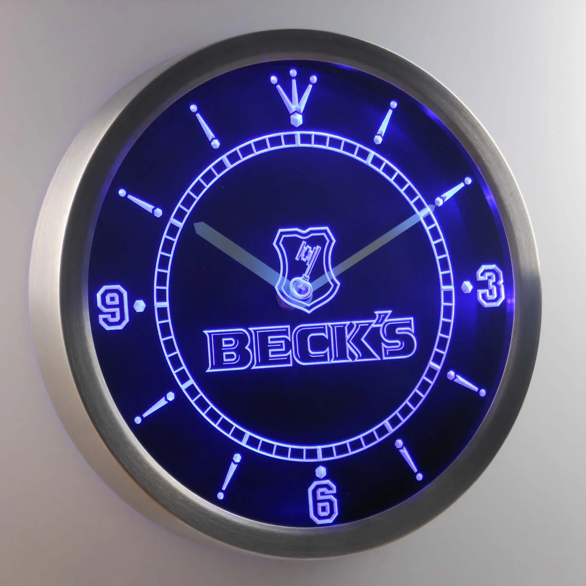 Beck's LED Neon Wall Clock