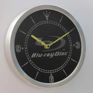 Blu-ray Disc LED Neon Wall Clock