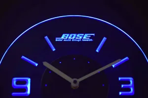 Bose Modern LED Neon Wall Clock
