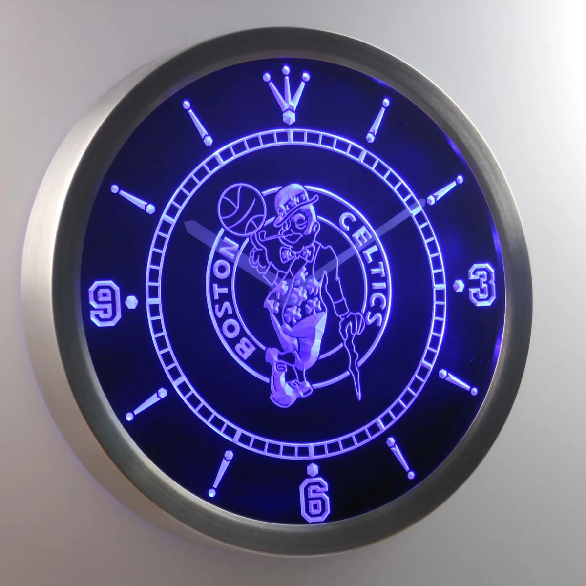 Boston Celtics LED Neon Wall Clock