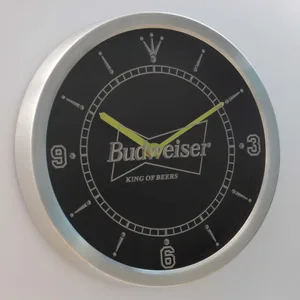 Budweiser King of Beers LED Neon Wall Clock
