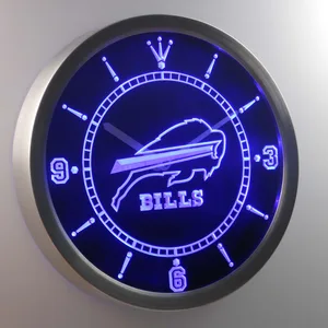 Buffalo Bills LED Neon Wall Clock