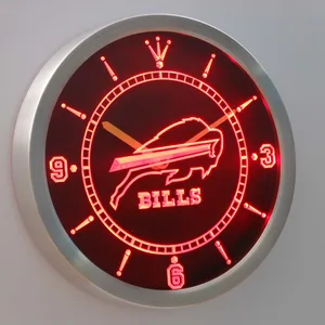 Buffalo Bills LED Neon Wall Clock