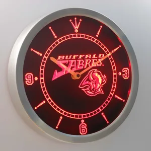 Buffalo Sabres LED Neon Wall Clock