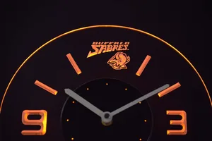 Buffalo Sabres Modern LED Neon Wall Clock