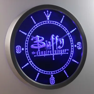 Buffy the Vampire Slayer   LED Neon Wall Clock