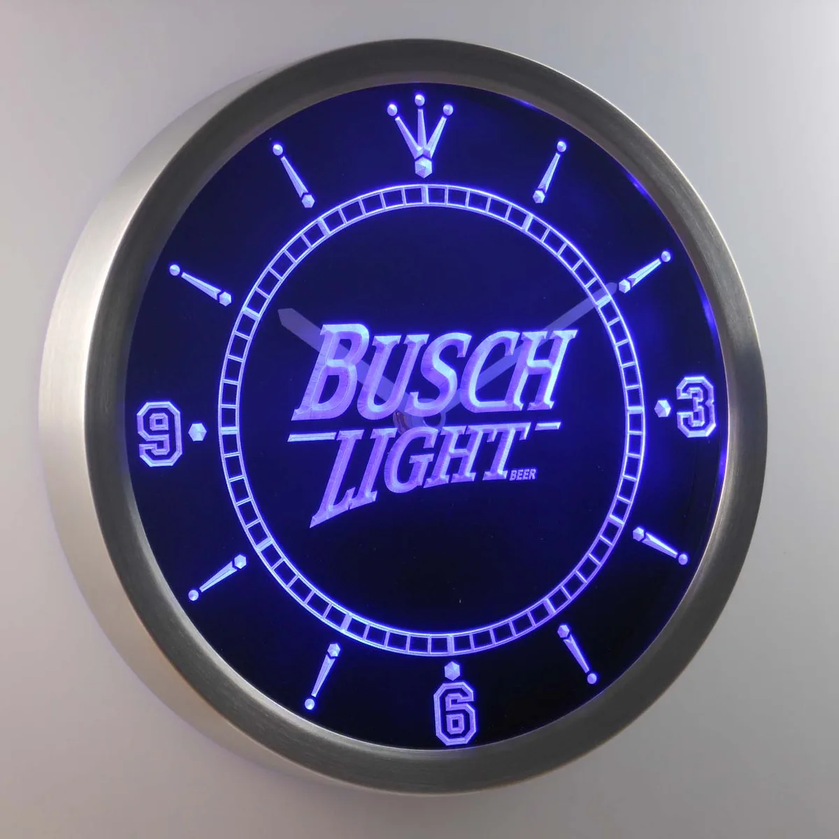 Busch Light LED Neon Wall Clock