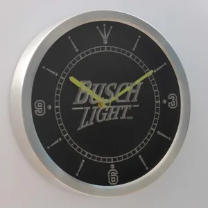 Busch Light LED Neon Wall Clock