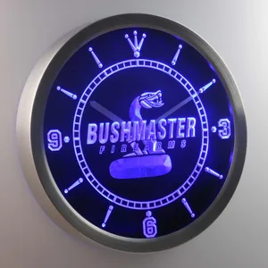 Bushmaster LED Neon Wall Clock