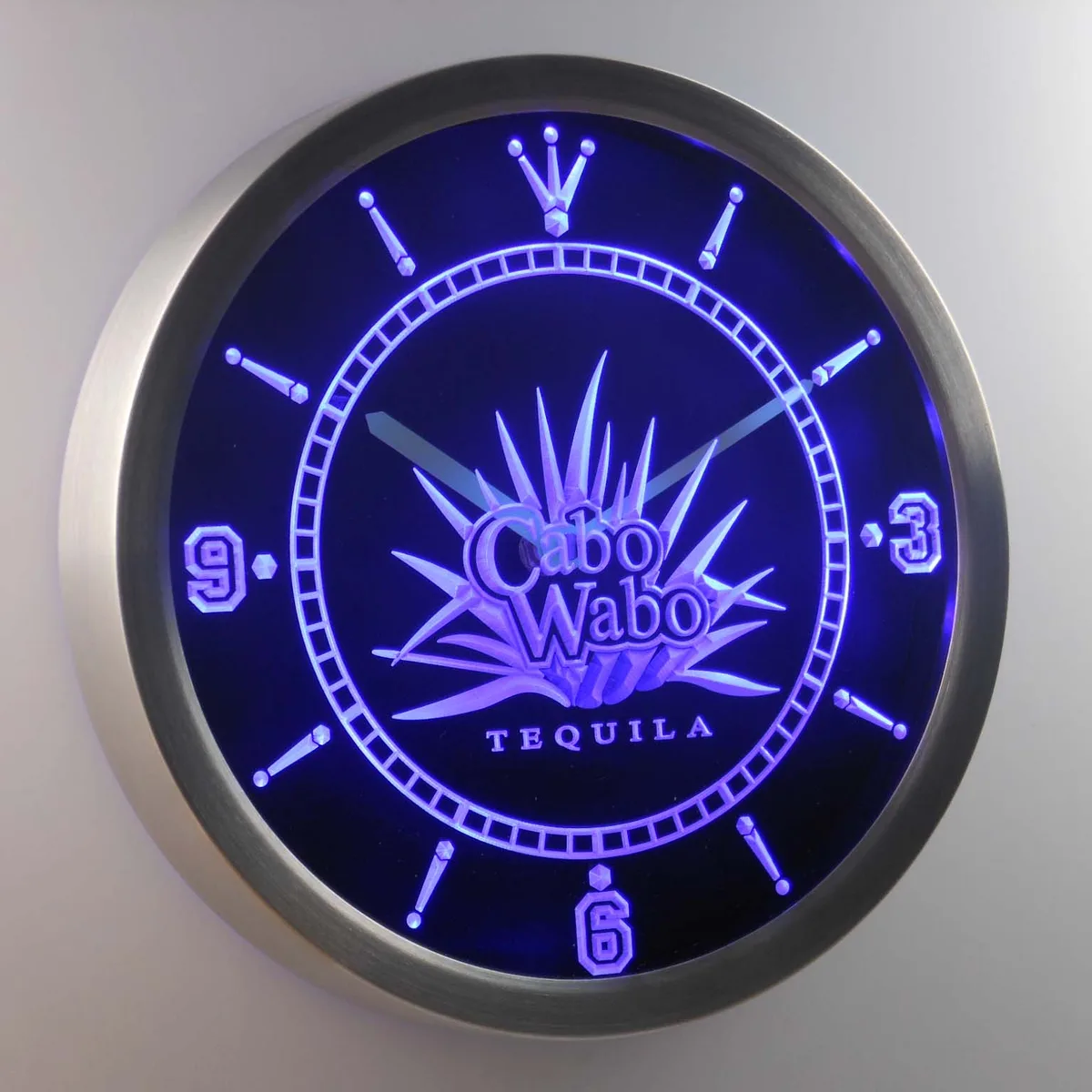 Cabo Wabo Tequila LED Neon Wall Clock