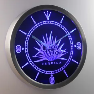 Cabo Wabo Tequila LED Neon Wall Clock