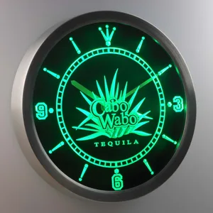 Cabo Wabo Tequila LED Neon Wall Clock