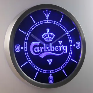 Carlsberg LED Neon Wall Clock