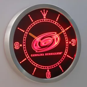 Carolina Hurricanes LED Neon Wall Clock