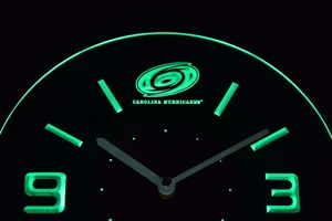 Carolina Hurricanes Modern LED Neon Wall Clock