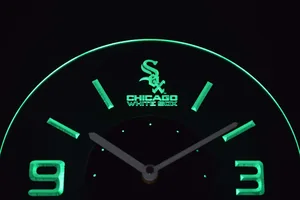 Chicago White Sox Modern LED Neon Wall Clock