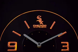 Chicago White Sox Modern LED Neon Wall Clock