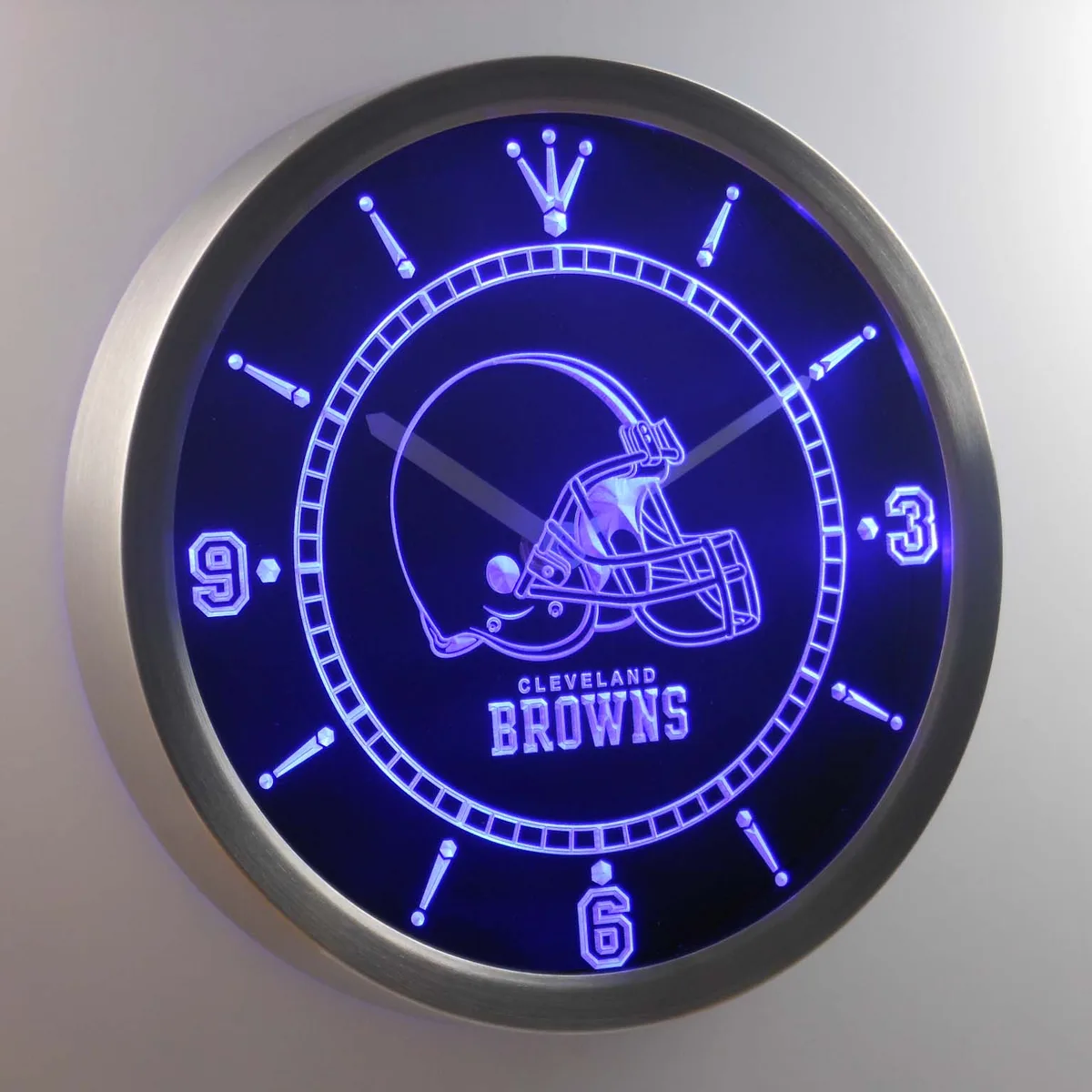 Cleveland Browns LED Neon Wall Clock