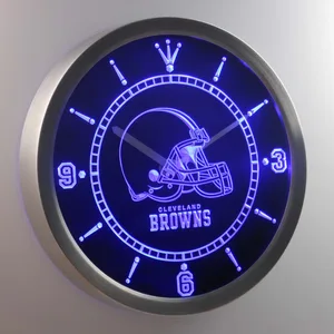 Cleveland Browns LED Neon Wall Clock