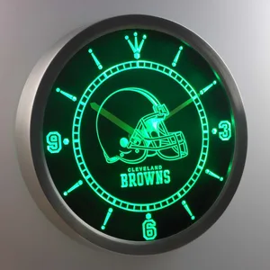 Cleveland Browns LED Neon Wall Clock