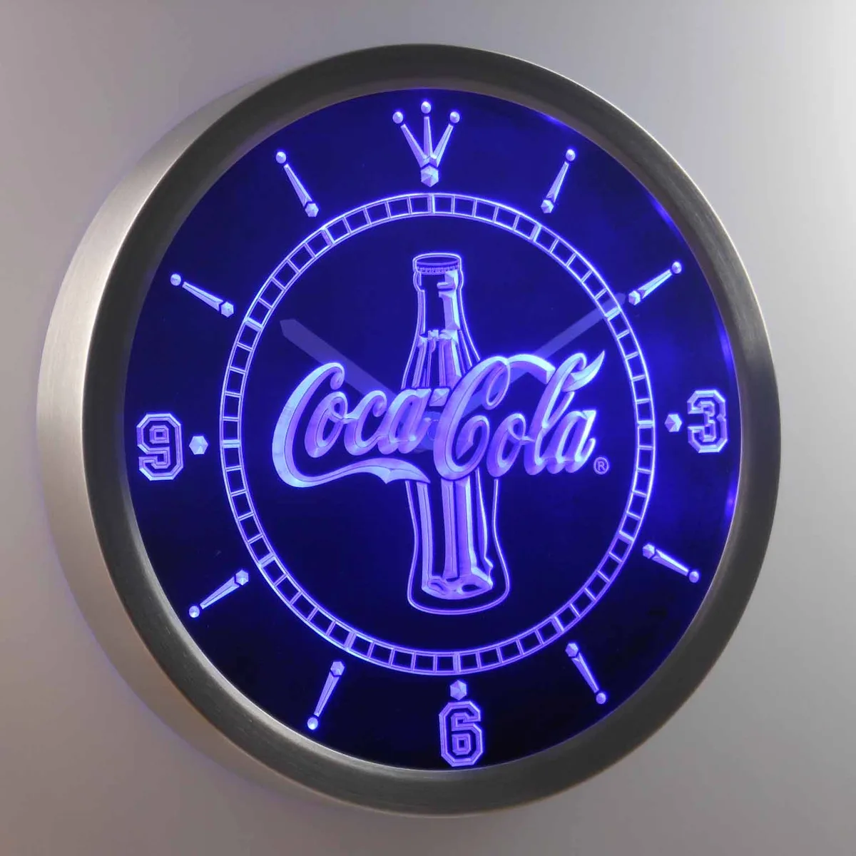 Coca-Cola Bottle LED Neon Wall Clock