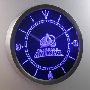 Colorado Avalanche LED Neon Wall Clock
