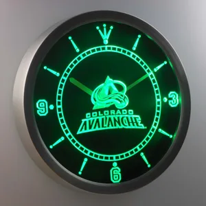 Colorado Avalanche LED Neon Wall Clock
