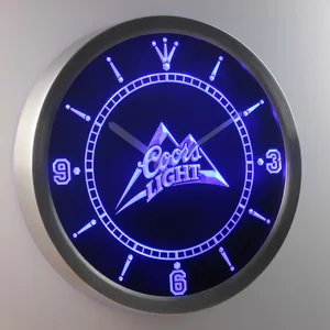 Coors Light LED Neon Wall Clock