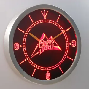 Coors Light LED Neon Wall Clock
