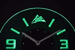 Coors Light Modern LED Neon Wall Clock