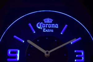 Corona Extra Modern LED Neon Wall Clock