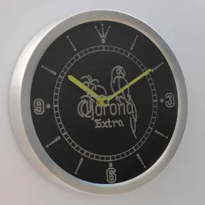 Corona Extra Parrot LED Neon Wall Clock