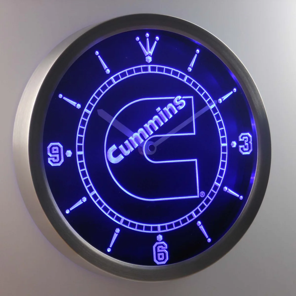 Cummins LED Neon Wall Clock