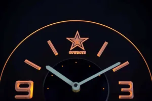 Dallas Cowboys Modern LED Neon Wall Clock