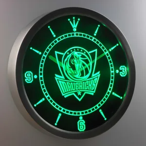 Dallas Mavericks LED Neon Wall Clock