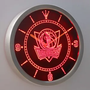 Dallas Mavericks LED Neon Wall Clock