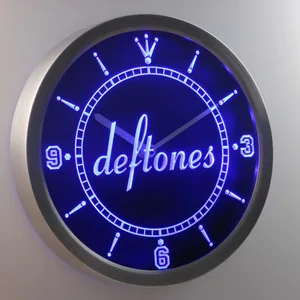 Deftones LED Neon Wall Clock