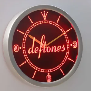 Deftones LED Neon Wall Clock