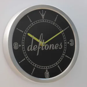 Deftones LED Neon Wall Clock