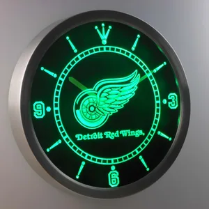 Detroit Red Wings LED Neon Wall Clock