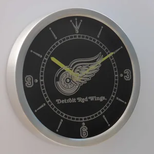 Detroit Red Wings LED Neon Wall Clock