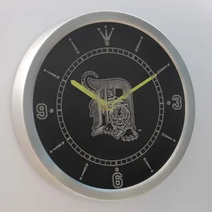 Detroit Tigers LED Neon Wall Clock