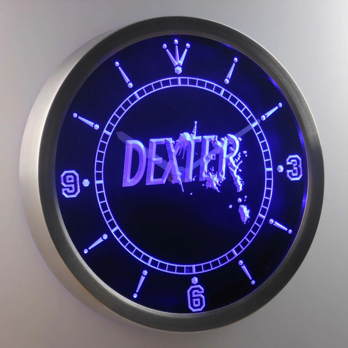 Dexter LED Neon Wall Clock